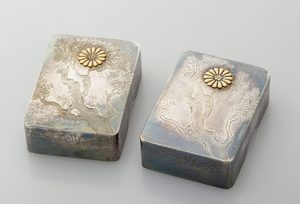 箱形桐文ボンボニエール蓋