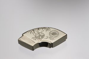 重扇形竹文ボンボニエール