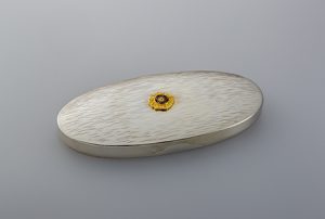 楕円形桜紋楊枝入