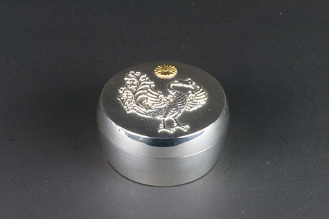 丸形鳳凰文ボンボニエール