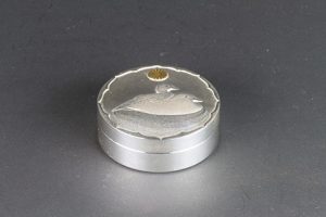 丸形鴛鴦文ボンボニエール