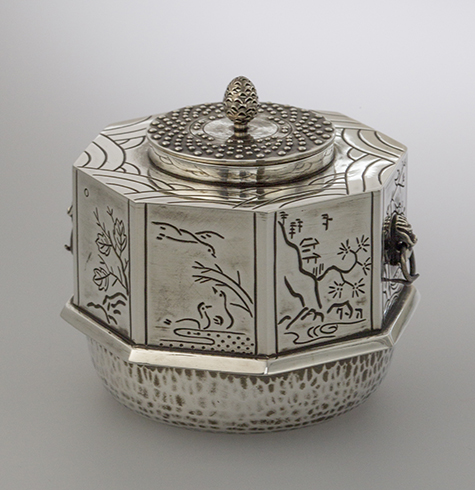 八角釜形青海波文ボンボニエール