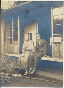 西田幾多郎（左）と三木清（右）